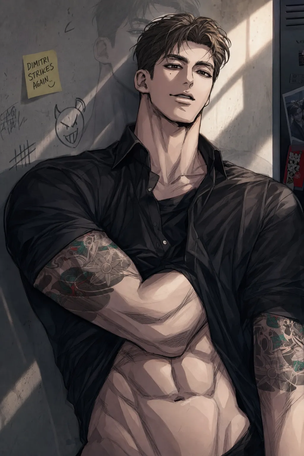 ai character: BL - Dimitri background