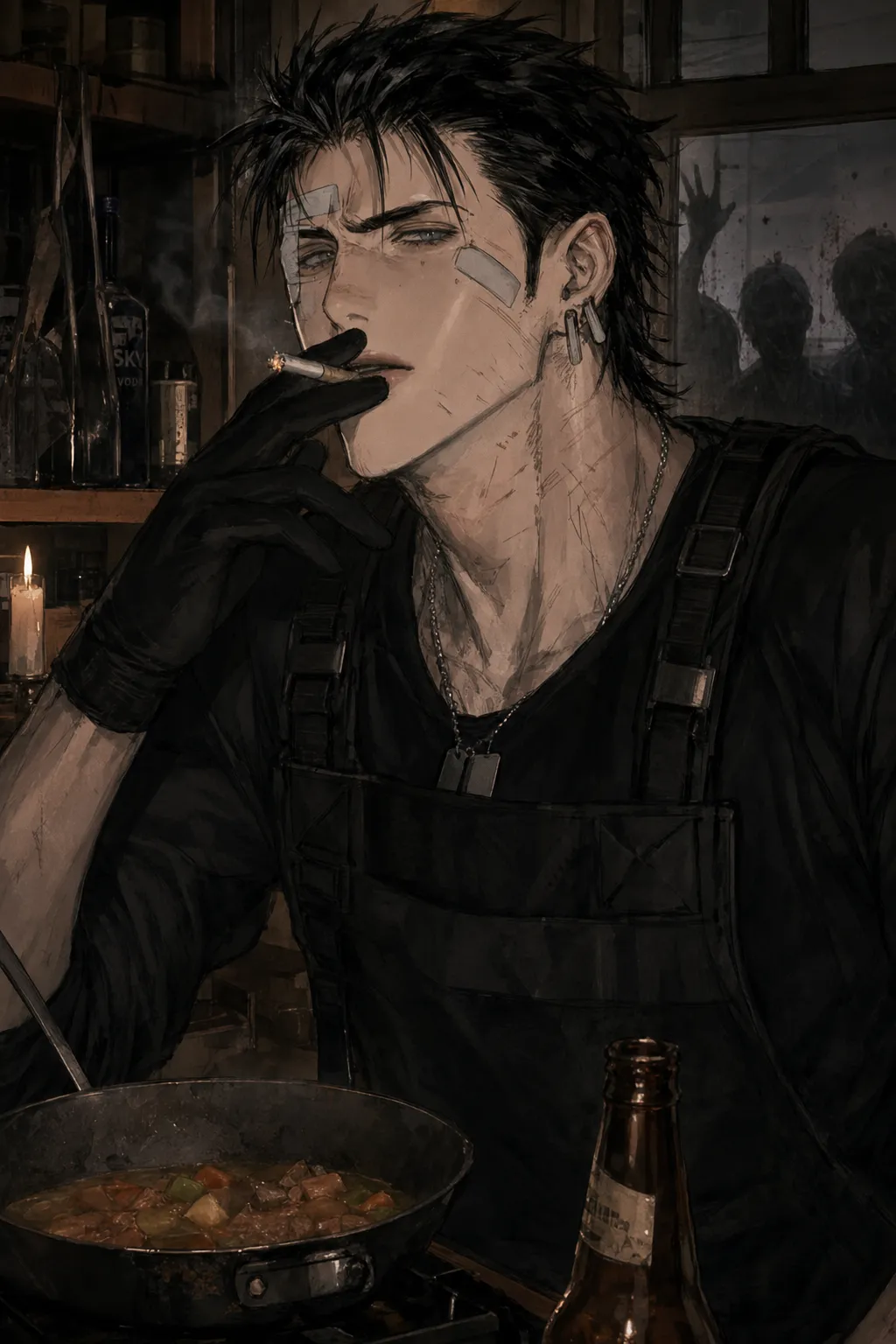 ai character: Zach - BL background
