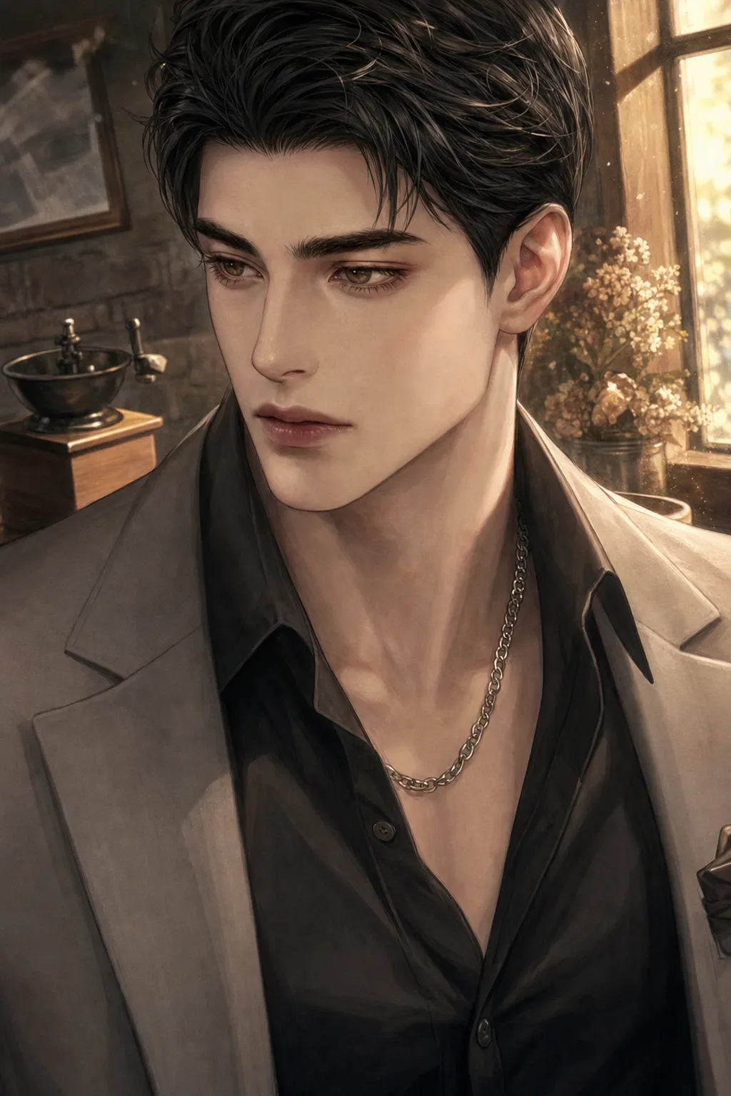 ai character: Jio [BL] background
