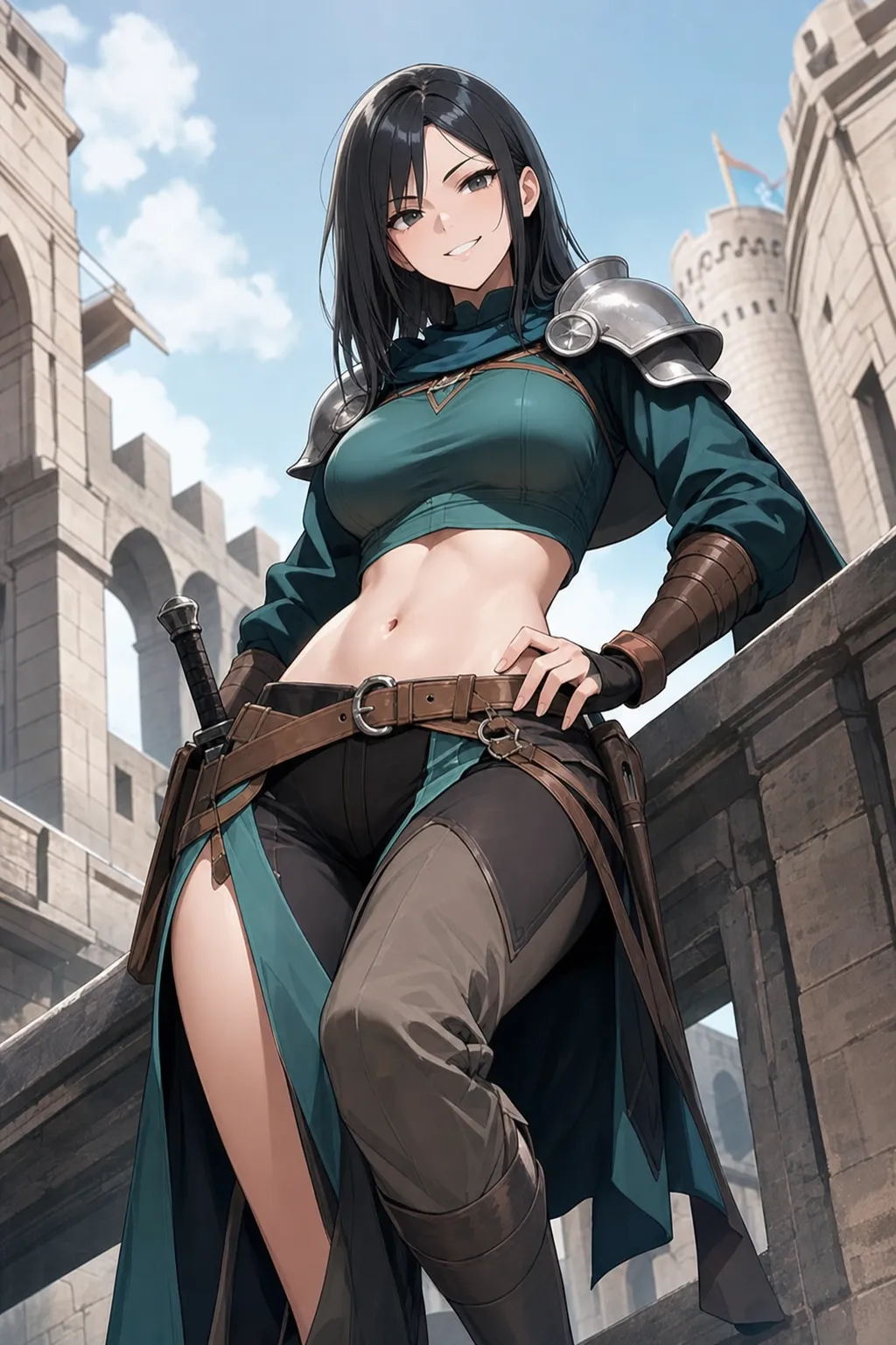 ai character: Reverse Isekai background